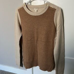 J Crew factory colorblock sweater
